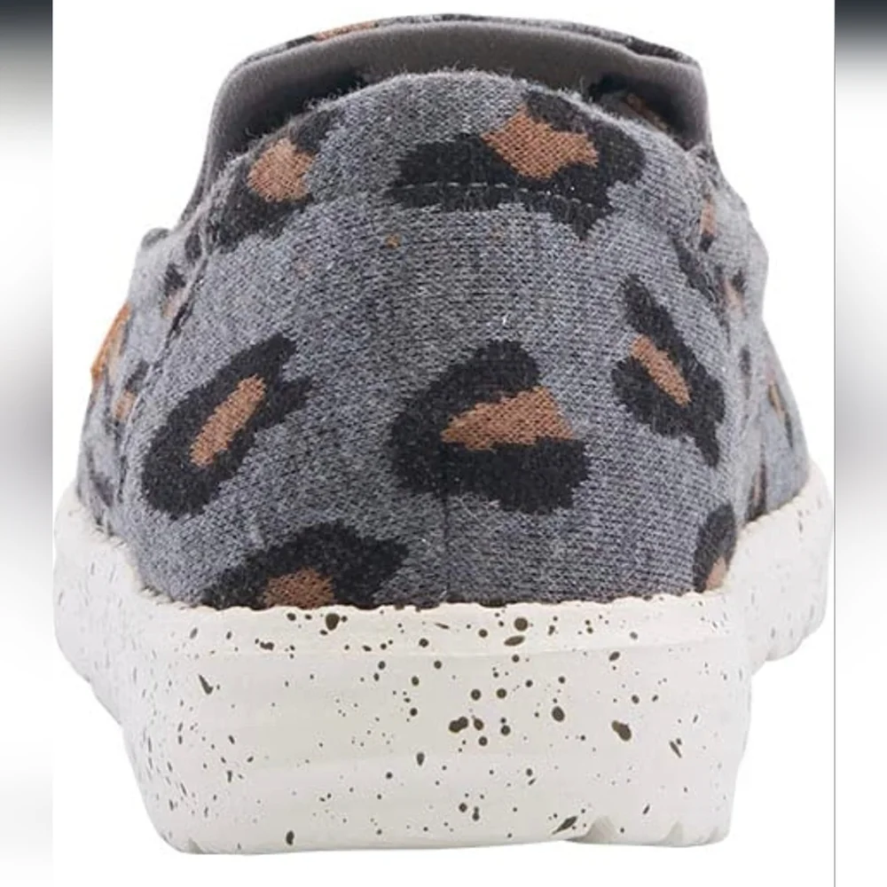 HEY DUDE WOMEN'S MISTY CHARCOAL CHEETAH - Picture 3 of 6
